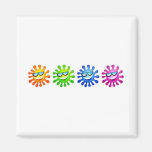 Cool Suns Refrigerator Magnets