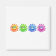 Cool Suns Refrigerator Magnets