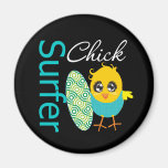 Cool Surfer Chick Fridge Magnets
