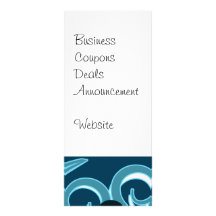 Cool Surfer Dude Surfing Beach Ocean Design Rack Card