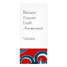 Cool Surfer Dude Surfing Beach Ocean Wave Surf Customized Rack Card