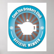 Cool Tea Drinkers Club Poster