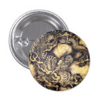 Cool traditional japanese oriental dragon wood art pin