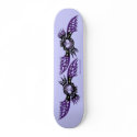 Cool tribal skull graphic art skateboard design
