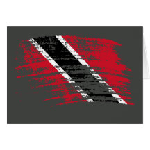 Cool Trinidadian flag design Greeting Card