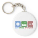 Cool trumpet player keychains