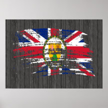 Cool Turk flag design Posters