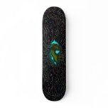 Cool velociraptor dinosaur skateboard design