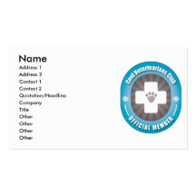 Cool Veterinarians Club Business Card Templates