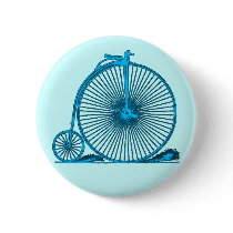 Cool Vintage Bicycle Illustration Products Pinback Button