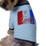 Cool Vintage Silhouette Bike Rider pet clothing