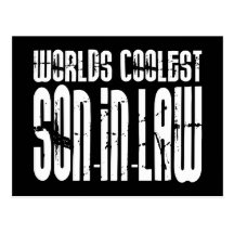 Cool Weddings Birthdays Worlds Coolest Son in Law Postcard