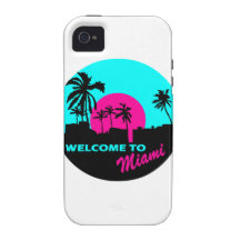 Cool Welcome to Miami design Case-Mate iPhone 4 Case