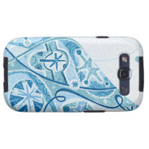 Cool Winter Decorative Snow Galaxy S3 Cases