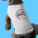 Cool yin yang Greyhound Pet Shirt