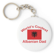 Coolest Albanian Dad Keychains