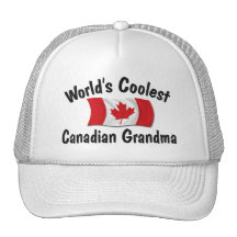 Coolest Canadian Grandma Mesh Hats