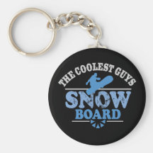 Coolest Guys Snowboard Keychain