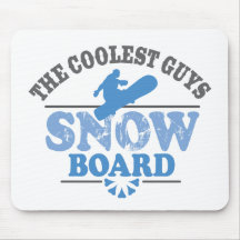 Coolest Guys Snowboard Mousepads