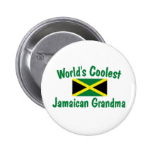 Coolest Jamaican Grandma Pinback Button