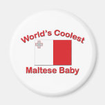 Coolest Maltese Baby Refrigerator Magnets