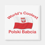 Coolest Polski Babcia Refrigerator Magnet