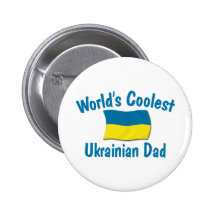 Coolest Ukrainian Dad Button