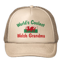 Coolest Welsh Grandma Mesh Hats