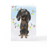 Coonhound (Black and Tan) Christmas