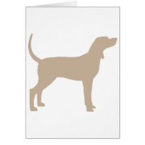 Coonhound Silhouette (tan)