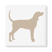 Coonhound Silhouette (tan)