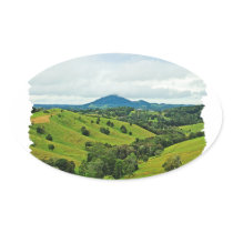 Cooroy Mountain, Queensland, Australia Oval Sticker