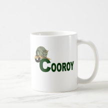 Cooroy Possum (dark green lettering) Coffee Mug