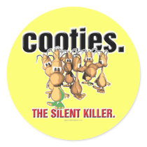 Cooties... Round Stickers