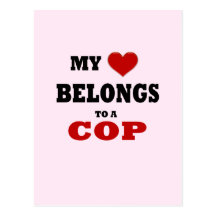 Cop Love Post Card