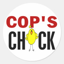 Cop’s  Chick Sticker