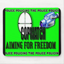 COP WATCH MOUSE PAD