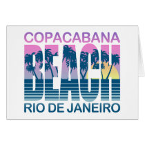 Copacabana Beach Greeting Cards