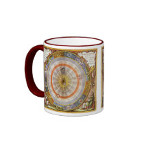 Copernican Planisphere, Andreas Cellarius Coffee Mugs