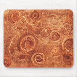 Copper and Bronze Abstract Art Mousepad