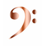 Copper Bass Clef t-shirts