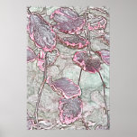Copper beech branch canvas print