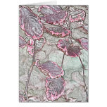 Copper beech branches note card