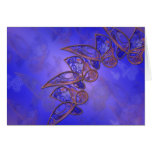 Copper Butterflies Card