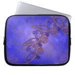 Copper Butterflies Laptop Sleeve