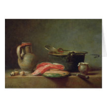 Copper Cauldron with a Pitcher Greeting Cards