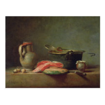 Copper Cauldron with a Pitcher Post Card