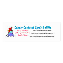 Copper Cockeral Cards and Gifts Business Cards