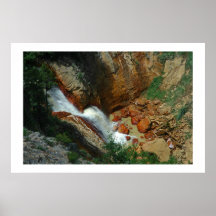 Copper Coloured Waterfall Posters