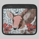 Copper Fawn Boho Blue Butterflies iPad Sleeve ipad sleeves